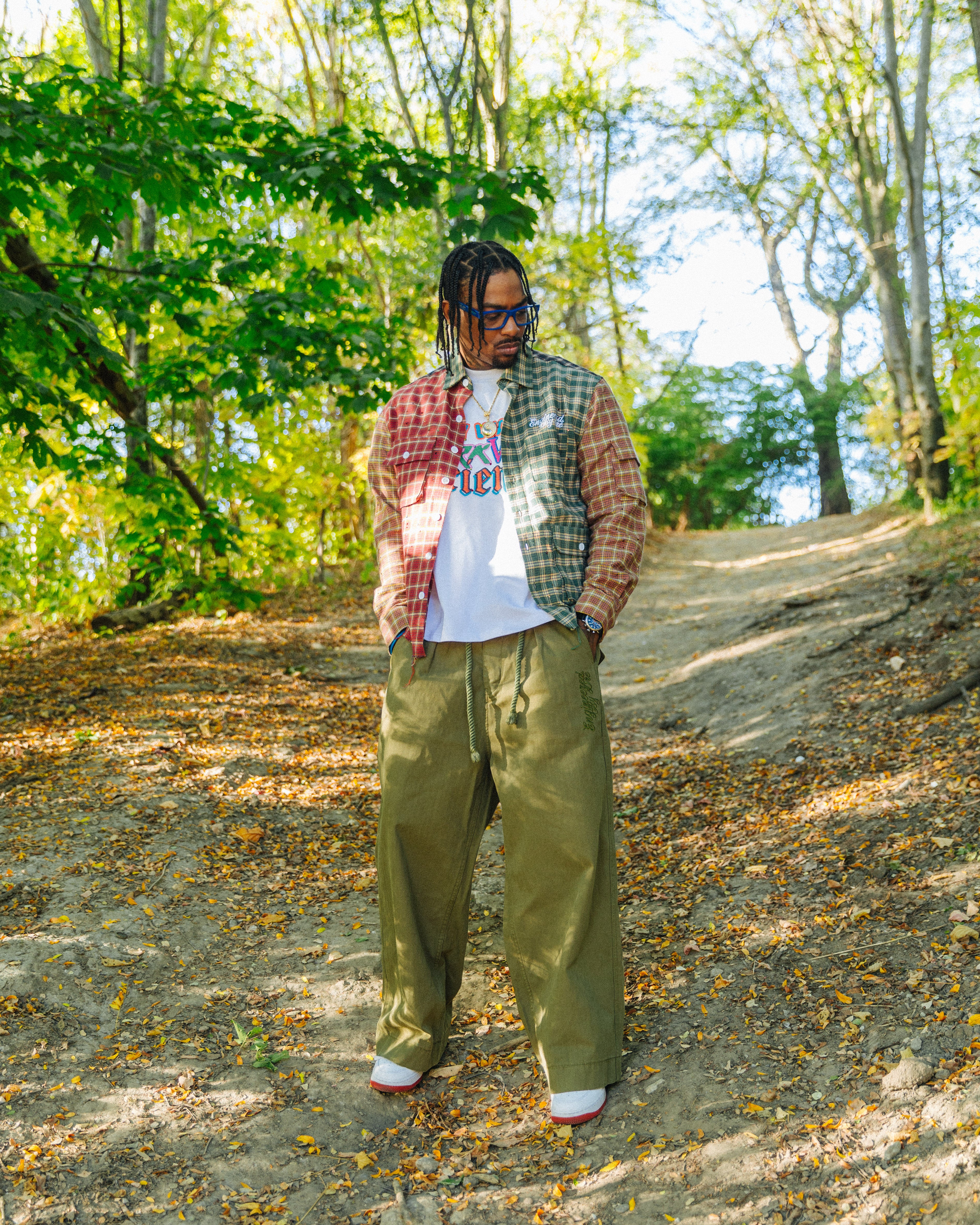 GREEN PARACHUTE PANTS